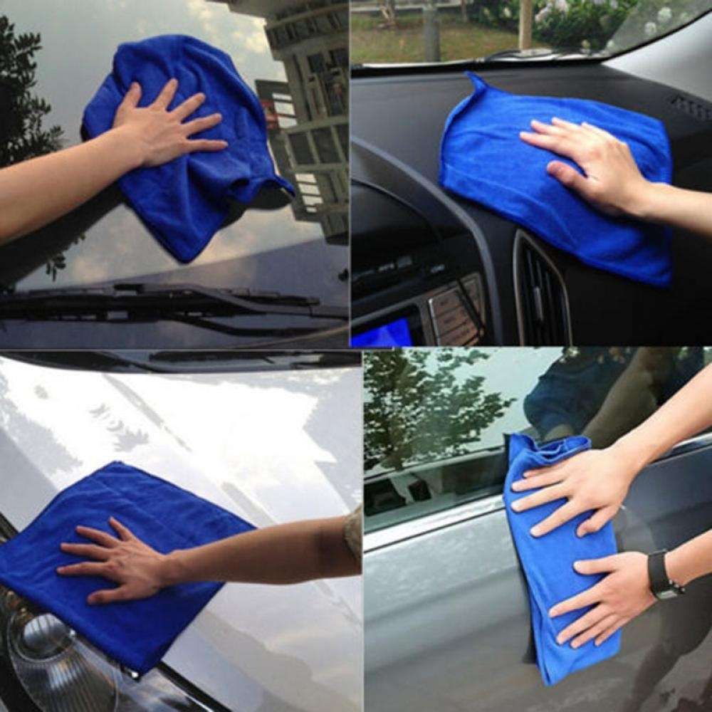 2PCS Sponge Home Cleaning Auto Care Car's Accessories Absorbent Microfiber Wash Cloth Towels