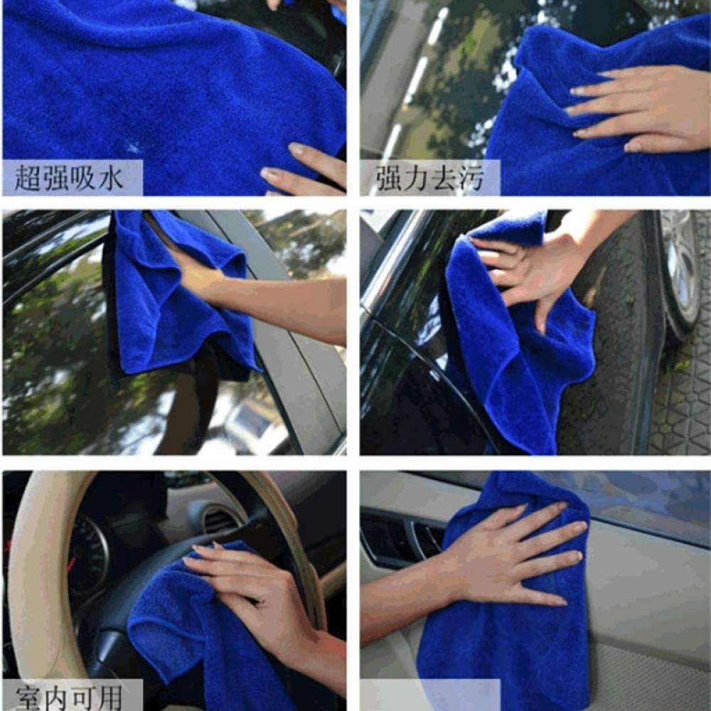 2PCS Sponge Home Cleaning Auto Care Car's Accessories Absorbent Microfiber Wash Cloth Towels-1