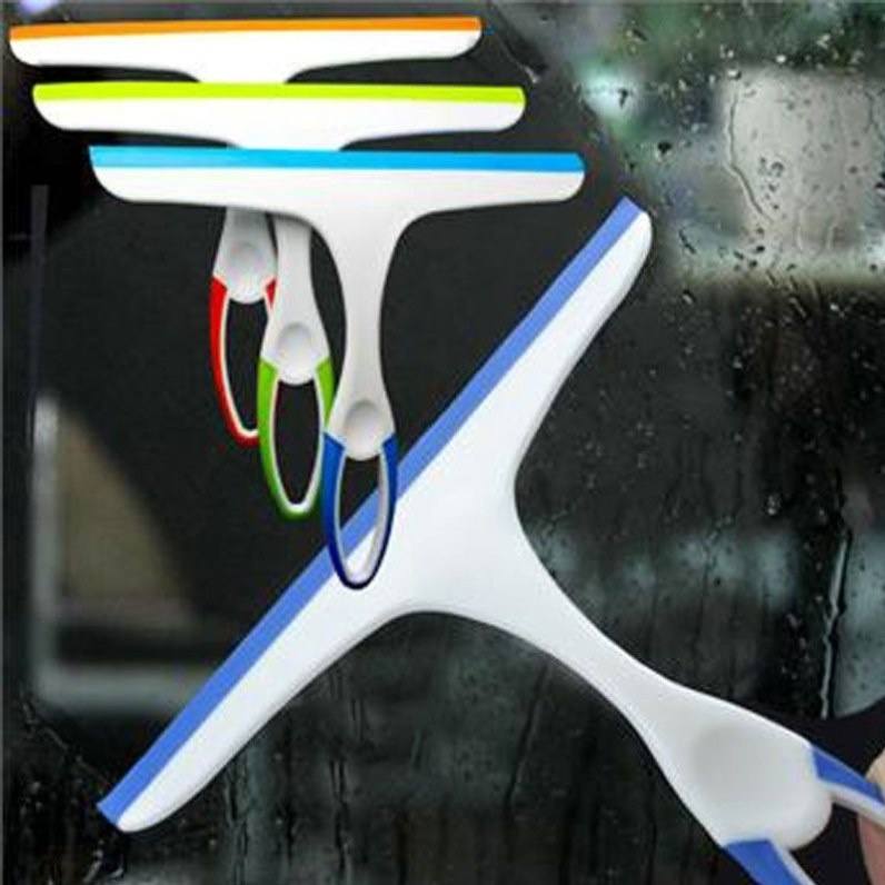 New Fashion Glass Window Wiper Soap Cleaner Squeegee Home Shower Bathroom Mirror Car Blade