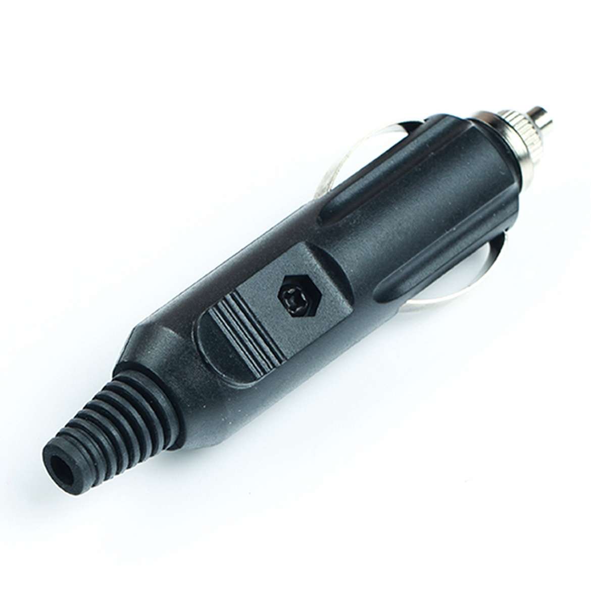12V Male Car Cigarette Lighter Socket Plug Connector with Fuse Red LED DIY-1