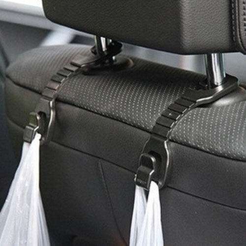 1 Pair Professional Top Auto Car Shopping Bag Purse Seat Hook Hanger Holder Organizer Pothook-3