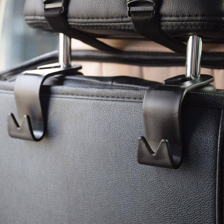 4Pcs Car Seat Back Headrest Holder Hook for Bag Coat Organizer Holder Universal Modern-1