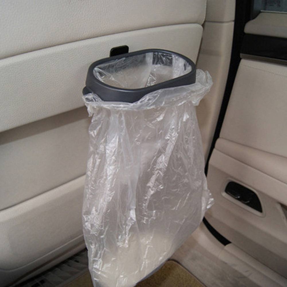 Car Rubbish Bag Plastic Clip Vehicle Garbage Bags Frame Pasted Trash Holder-1