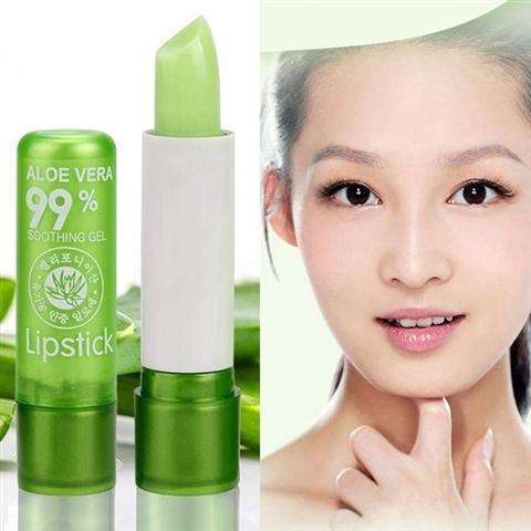 Women's Aloe Vera Lipstick Color Changing Moisturizing Lip Cream Cosmetics