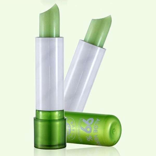Women's Aloe Vera Lipstick Color Changing Moisturizing Lip Cream Cosmetics-4
