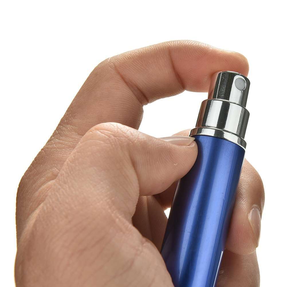 Metal Travel Portable Mini Refillable Perfume Atomizer Empty Bottle Spray Case Hope Family