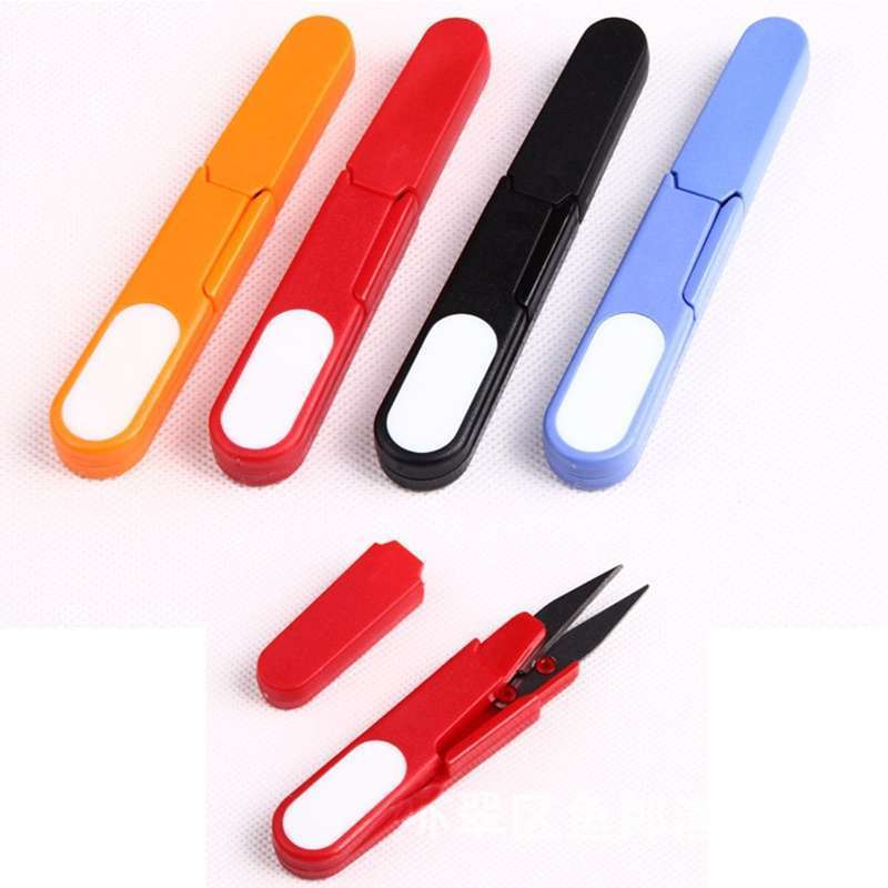 Useful Plastic Handle Fishing Pliers Scissors Fly Line Cutter New Lure Fishing Accessories Tools For Fishing Tackle Boxes-1