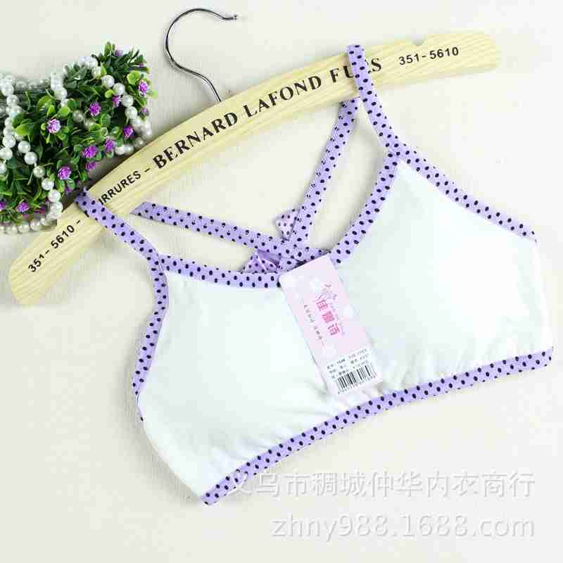 New Prop Ventilation Thin section Bras Girls underwear Y type strap-4