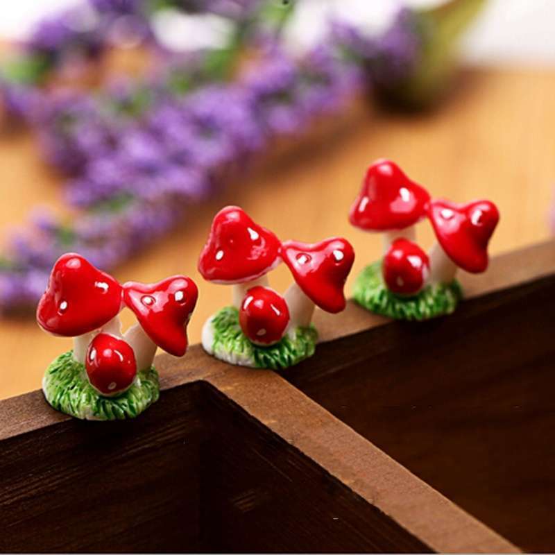Garden Ornament Miniature Figurine Resin Craft Plant Fairy Dollhouse Decor