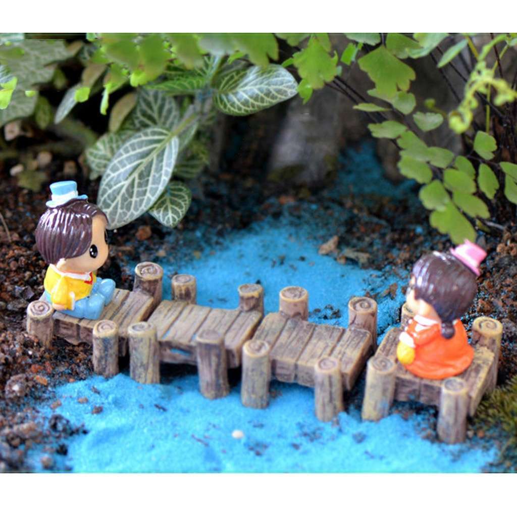 1 Pairs Lovers Baby Miniature Dollhouse Bonsai Fairy Garden Landscape Decor-4