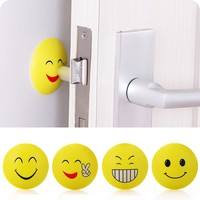 DpBI-Rubber Door Handle Knob Emoji Crash Pad Wall Self Adhesive Guard Stopper
