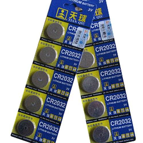 5pcs CR2032 Lithium Batteries 3V Coin Cell Button for Watch Toys Remote Calculators Watch