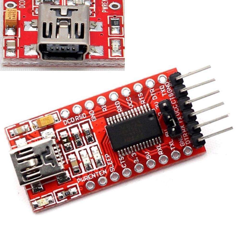 High Quality Mini Practical Converter FTDI FT232RL 3.3v 5v USB To TTL Serial Adapter Module For Arduino-2