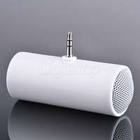 EHc7-3.5mm Portable Speaker Stereo Mini Speaker Music MP3 Player Amplifier Loudspeaker For Mobile Phone Tablet White