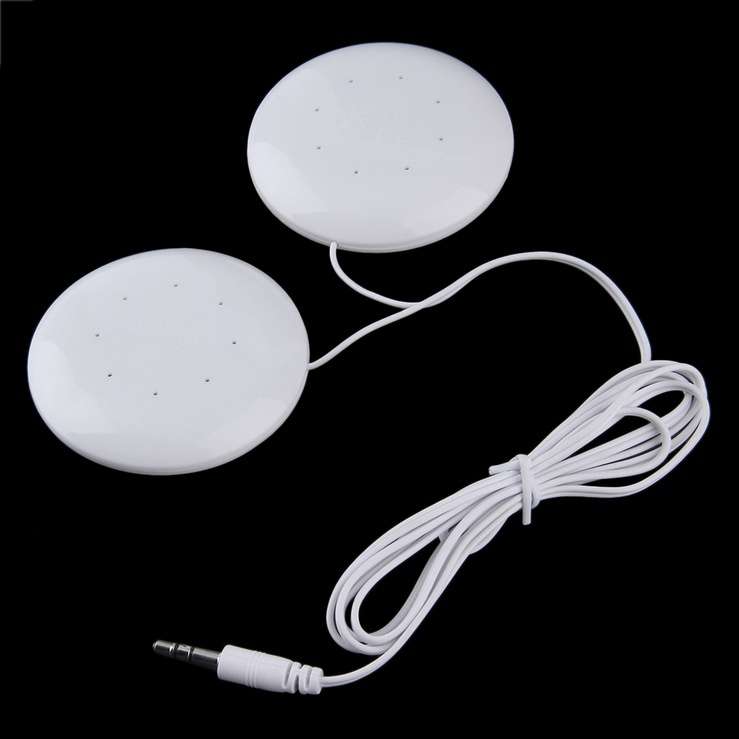 Mini White 3.5mm Pillow Speaker for MP3 MP4 Player iPhone iPod CD Radio  White-6