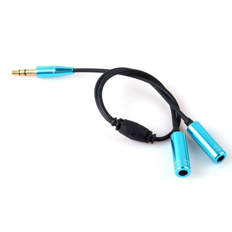 3.5MM Extension Earphone Headphone Audio Splitter Cable Adapter Male to 2 Female-7