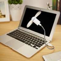 Ehso-Mini Flexible USB Cooling Cooler Fan For PC Laptop Notebook Tablet Pocket Travel