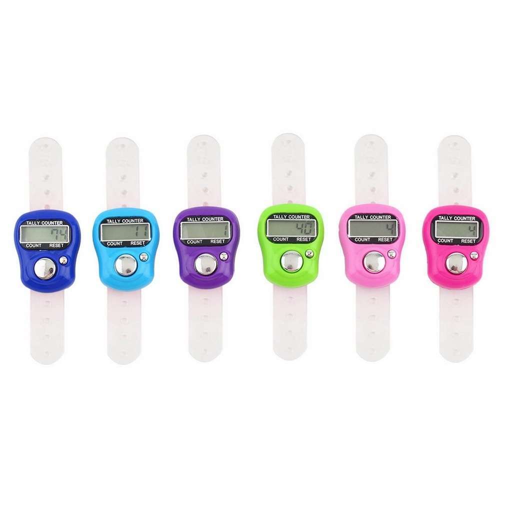 Stitch Marker And Row Finger Counter LCD Electronic Digital Tally Counter-4