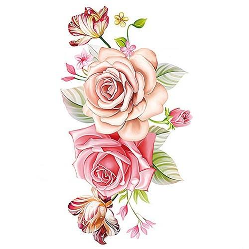 Lotus totem Temporary tattoo Stickers sexy Body Art Stickers Beauty makeup Removable Transfer Simulation Waterproof Temporary Tattoo-1