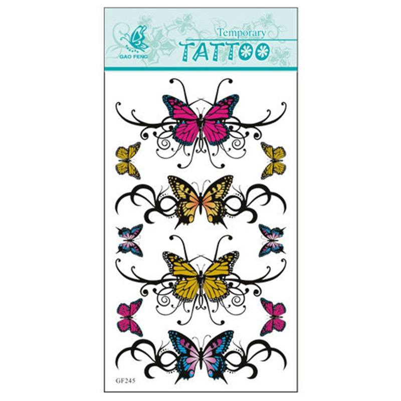 Lotus totem Temporary tattoo Stickers sexy Body Art Stickers Beauty makeup Removable Transfer Simulation Waterproof Temporary Tattoo-2