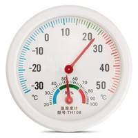GKj9-MIni Clock-shaped Indoor Outdoor Hygrometer Humidity Thermometer Temperature Meter Gauge