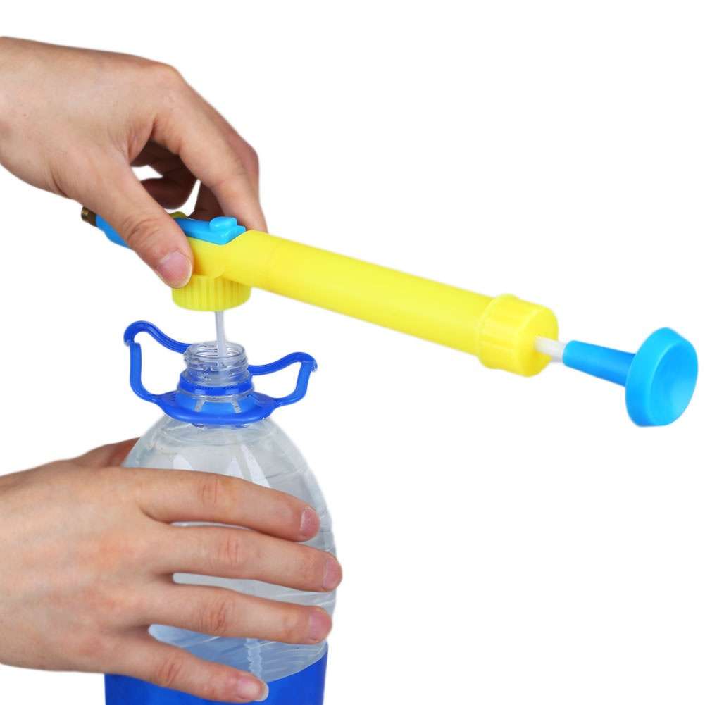 Mini Juice Cola Bottles Interface Plastic Trolley Water Gun Sprayer Garden Tool-4