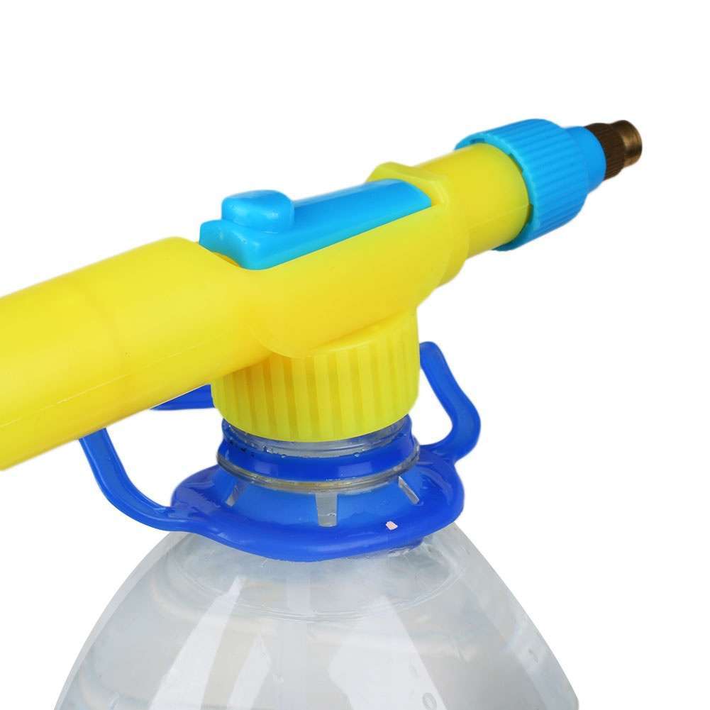 Mini Juice Cola Bottles Interface Plastic Trolley Water Gun Sprayer Garden Tool-5