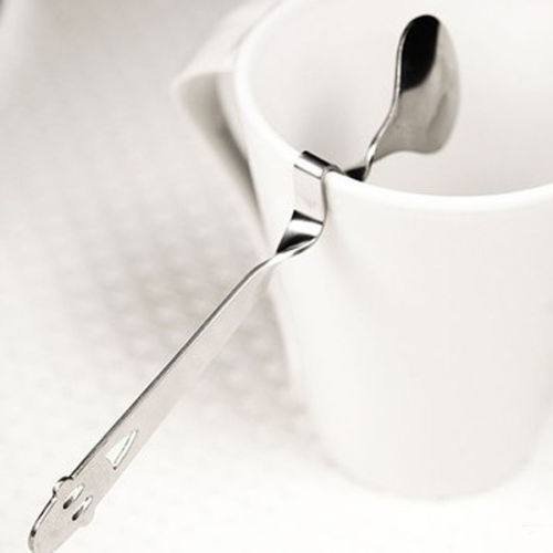 Smile Face Coffee Drink Condiment Stainless Spoons Teaspoon