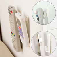 HxNk-2 Pairs Home Decor Remote Control Sticky Hook Holder Self Adhesive Strong Wall Hooks Hangers