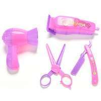 KYoO-Salons Hair Care Barber Eyebrow Razor Hair Dryer Scissors For Dolls 4 Pcs Lot