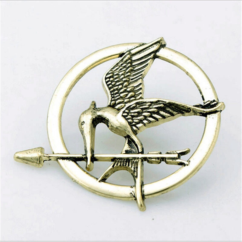 Punk Style Movie Game of Hunger Ridicule Bird Brooches-1