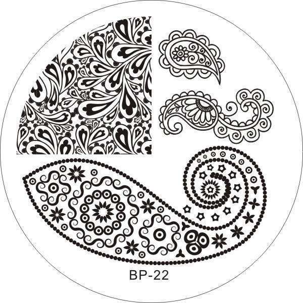 Butterfly Nail Art Stamp Template Image Plate BP22-1