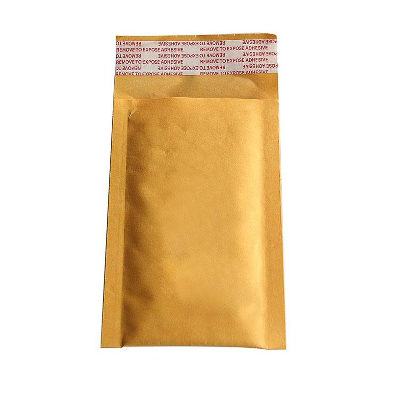 10pcs 90*130+40mm Kraft Bubble Bag Padded Envelopes Mailers Shipping Yellow