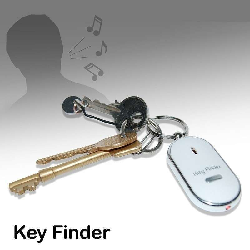 Fashion Whistle Key Finder Flashing Beeping Remote Lost Key Finder Locator Key Ring