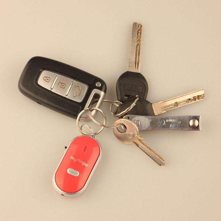 Fashion Whistle Key Finder Flashing Beeping Remote Lost Key Finder Locator Key Ring-4