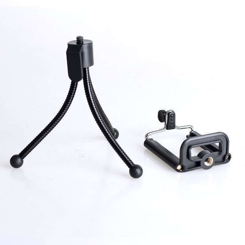 Mini Tripod Stand Mount Holder for Mobile Cell Phone Camera Galaxy S3 S4 Note 2 Black-1
