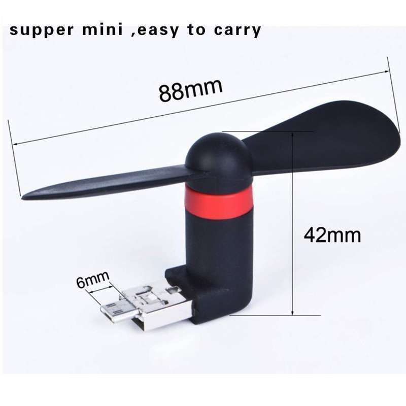Portable Super Min USB Cooler Cooling Mini Fan for Smart Phone-2
