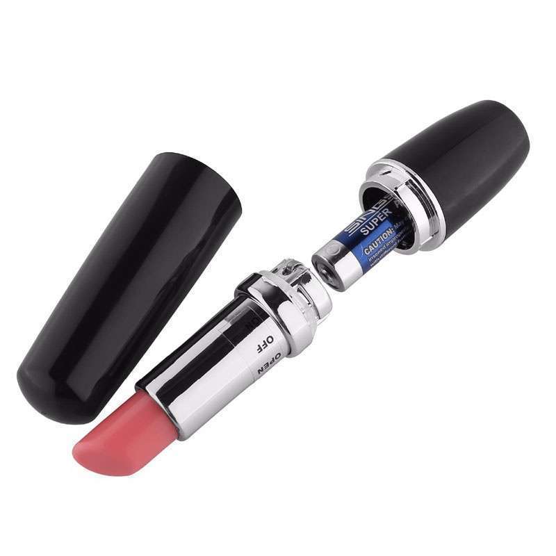 Female Massage devices fun mini shock lipstick vibrator-7