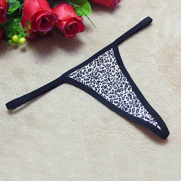 Hot Sexy Trace less Nylon Women Underwear Girl Thongs G-string Lady Leopard Print Panties Lingerie Under pant Fashion Accessories-1