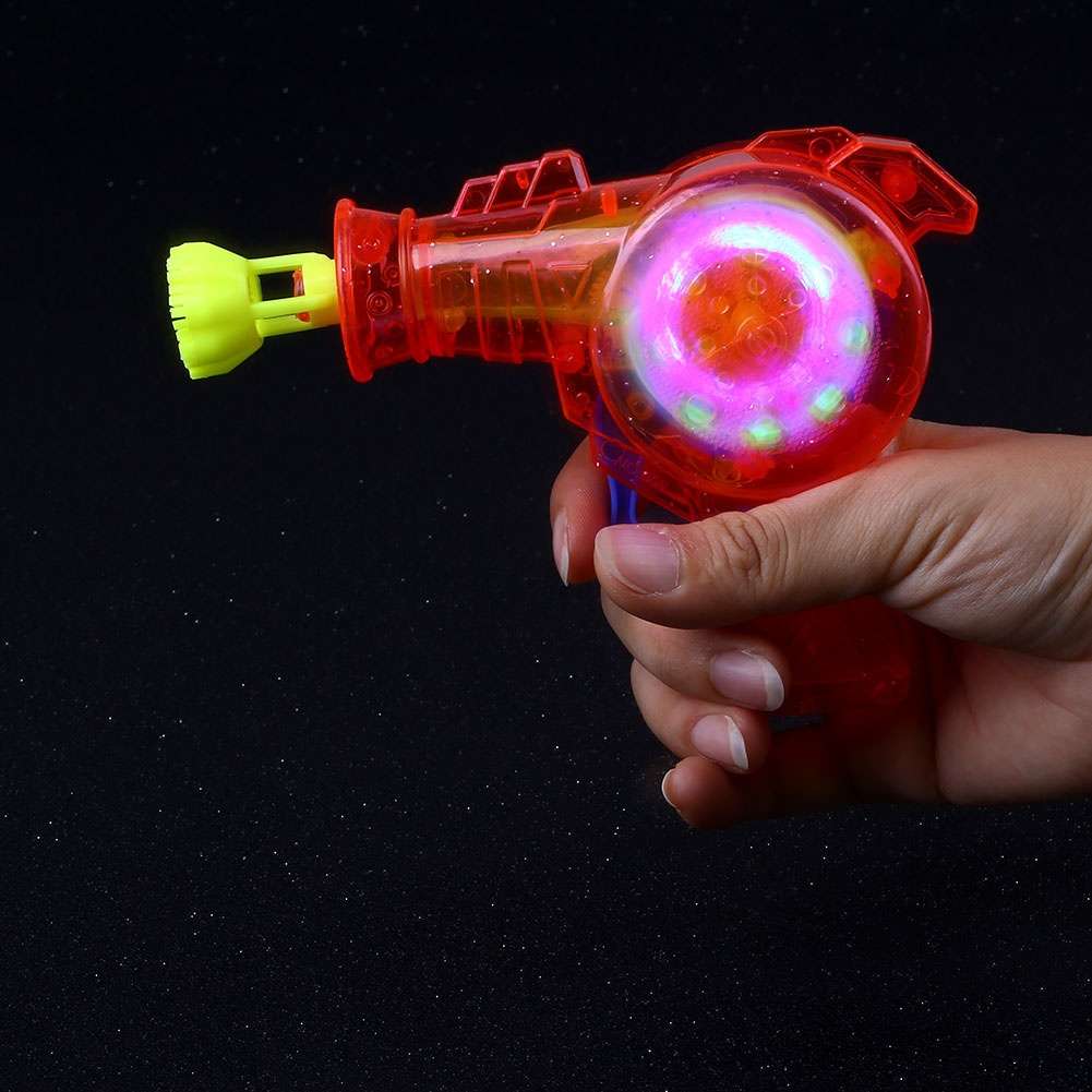 Shining Bubble Gun Soap Bubble Blower Outdoor Kids Child Toys Gift-1