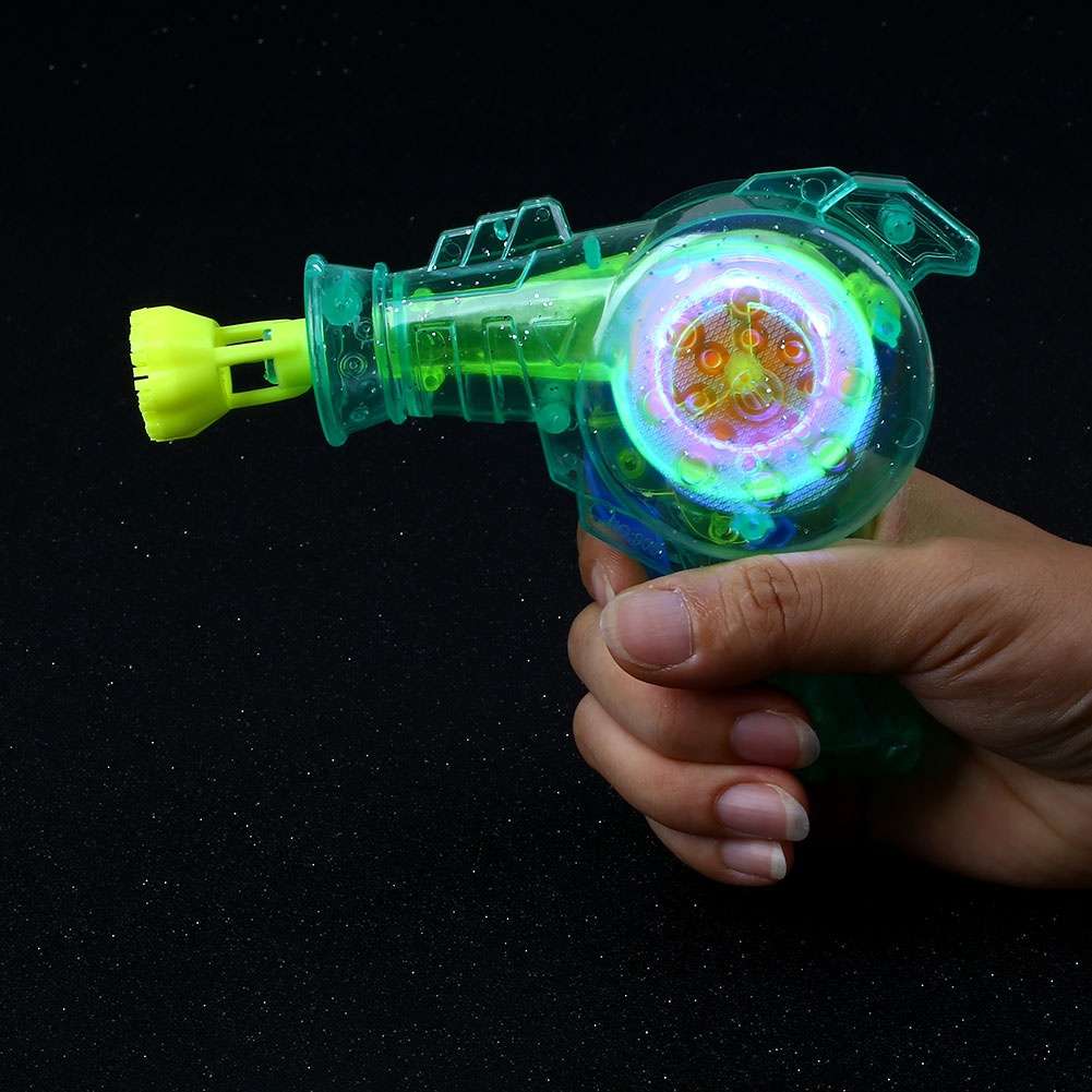 Shining Bubble Gun Soap Bubble Blower Outdoor Kids Child Toys Gift-2