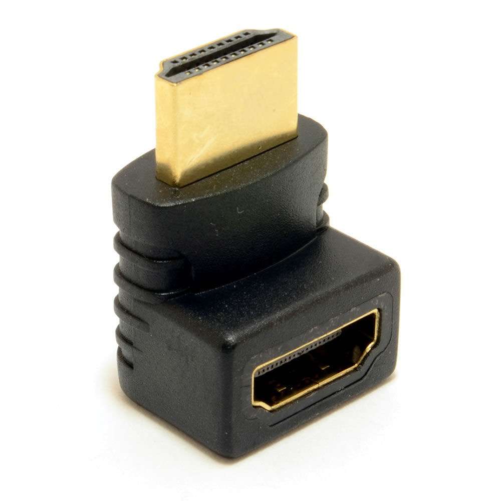 Brand new 90 Degree Right Angled HDMI Male to Female Adapter Connector HD TV Cable-3