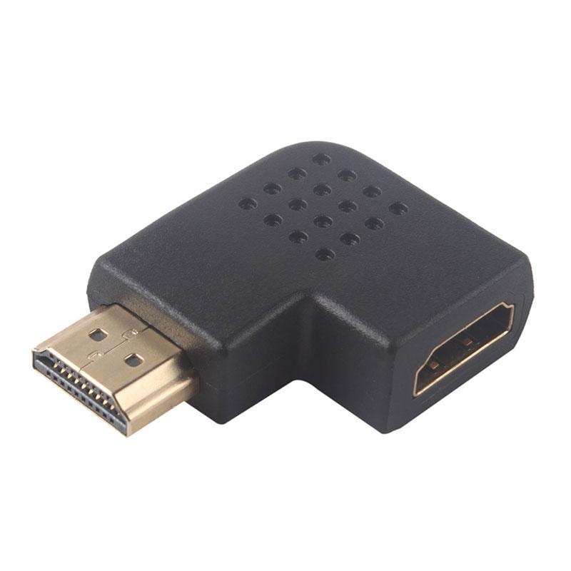 HDMI Female to Male F/M 90 Vertical Right Angled Gold Plated Adapter Connector