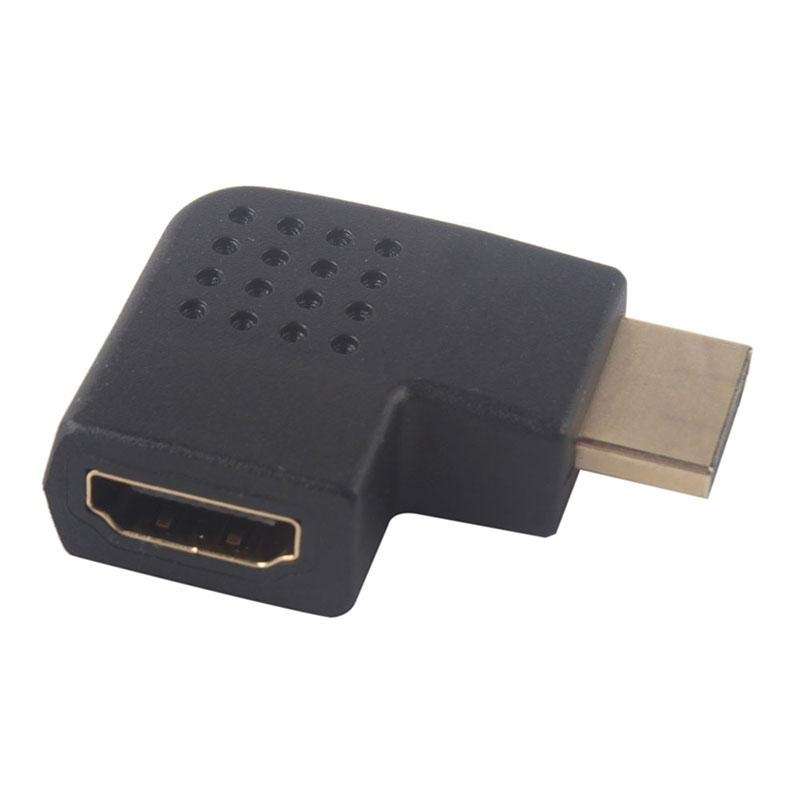 HDMI Female to Male F/M 90 Vertical Right Angled Gold Plated Adapter Connector-1
