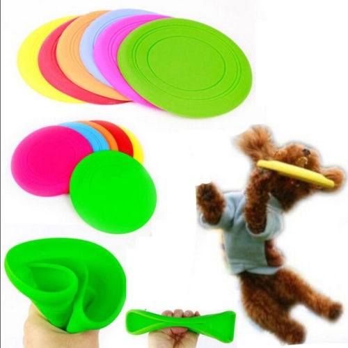 Large Pet Dog Flying Disc Tooth Resistant Training Fetch Toy Play Frisbee