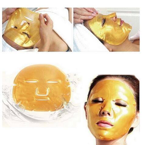 Crystal Gold Collagen Facial Face Mask Anti-Aging Moisturizing Skin Care-1