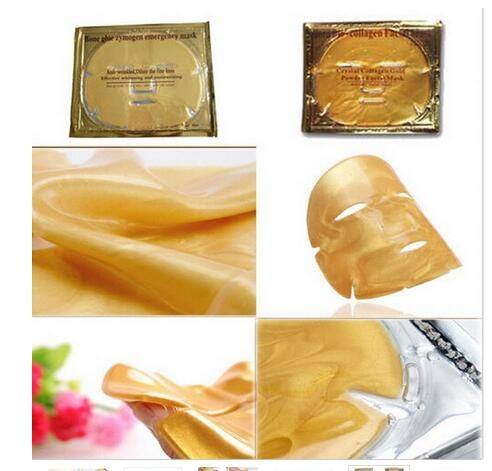 Crystal Gold Collagen Facial Face Mask Anti-Aging Moisturizing Skin Care-2