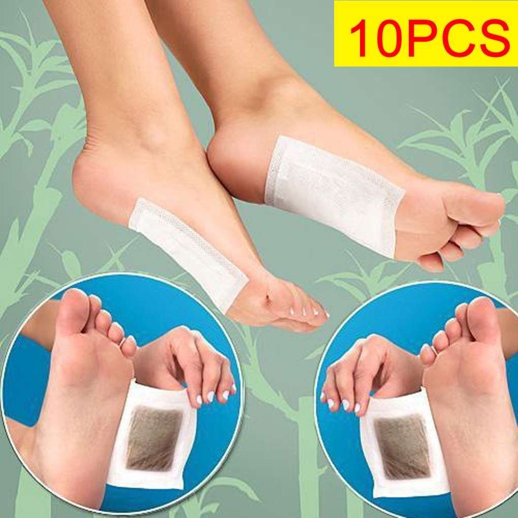 10pcs New in Box Herbal Detox Foot Pads 10 Detoxification Cleansing Patches
