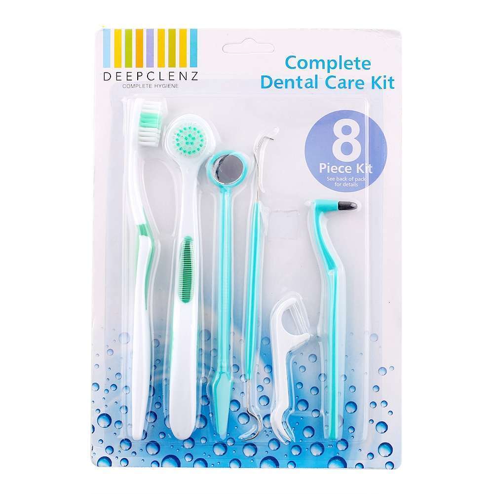 8 Pcs Dental Oral Care Kit Pick Tooth Toothbrush Set Tool Health-1