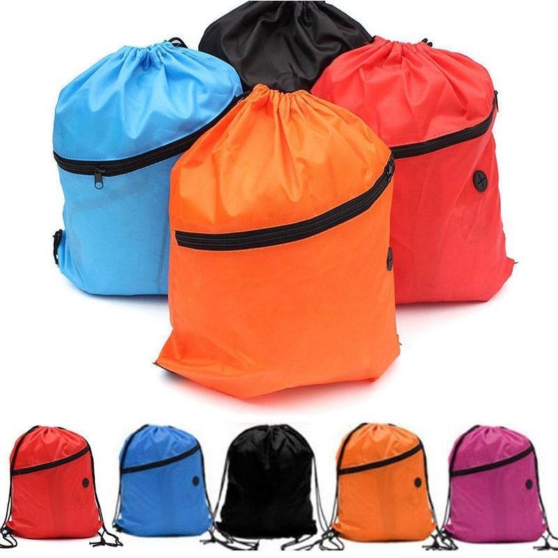 Fashion Drawstring School Gym Swim Beach Environmental Waterproof Bag Backpacks